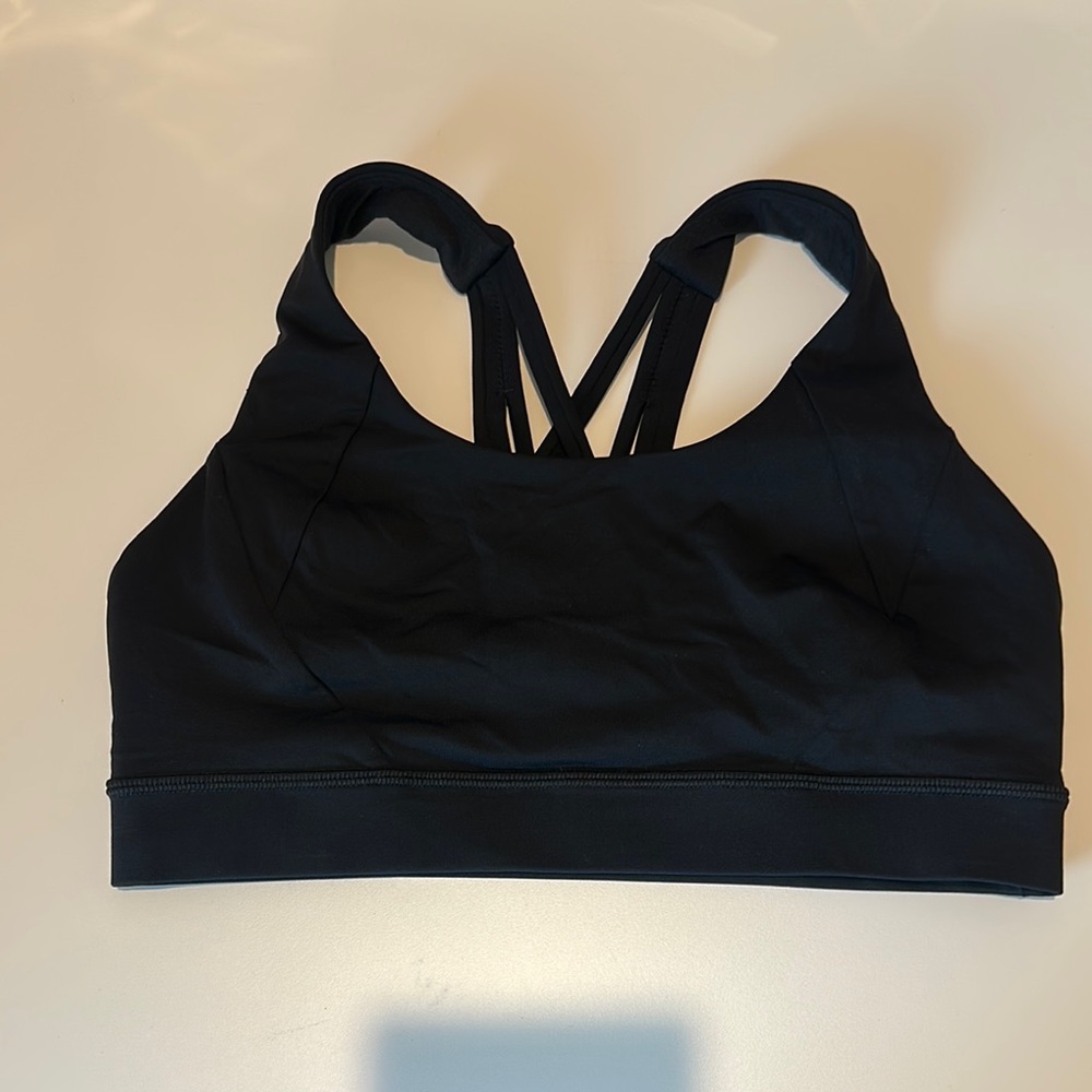 Lululemon Energy Bra, a popular sports bra known for its comfort and versatility